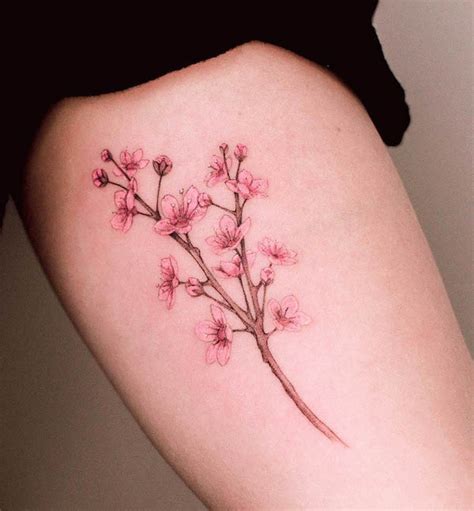 tatuaggi ciliegio|61 bellissimi tatuaggi di fiori di ciliegio con significato.